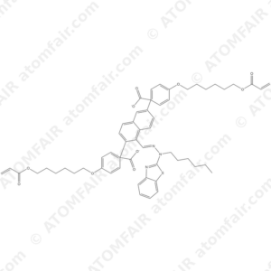1,1′-[1-[(E)-[2-(2-Benzothiazolyl)-2-hexylhydrazinylidene]methyl]-2,6-naphthalenediyl] bis[4-[[6-[(1-oxo-2-propen-1-yl)oxy]hexyl]oxy]benzoate] (CAS: 2254242-60-7)