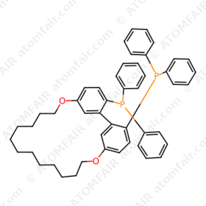 (R)-5,5'-Dodecamethylenedioxy-2,2'-bis(diphenyl phosphino)biphenyl (CAS: 1225281-44-6)