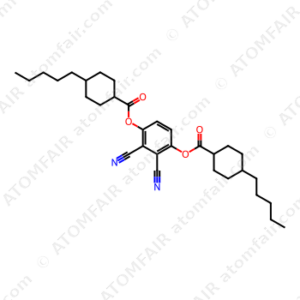 [trans(trans)]-4-pentyl-Cyclohexanecarboxylic acid 2,3-dicyano-1,4-phenylene ester (CAS: 75414-73-2)