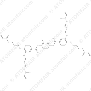 (((((2-methyl-1,4-phenylene)bis(oxy))bis(carbonyl))bis(benzene-5,3,1-triyl))tetrakis(oxy))tetrakis(propane-3,1-diyl) tetraacrylate (CAS: 1969317-91-6)