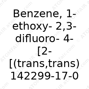 Benzene, 1-ethoxy-2,3-difluoro-4-[2-[(trans,trans)-4'-pentyl[1,1'-bicyclohexyl]-4-yl]ethyl] (CAS: 142299-17-0)