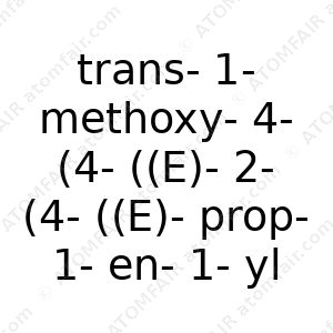 trans-1-methoxy-4-(4-((E)-2-(4-((E)-prop-1-en-1-yl)cyclohexyl)vinyl)cyclohexyl)benzene (CAS: N/A)