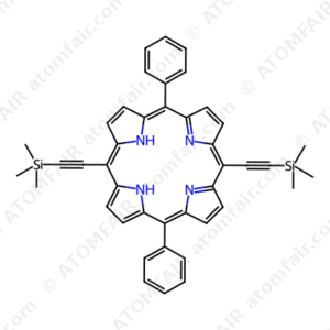5,15-Di(trimethylsilylethynyl)-10,20-diphenylporphyrin (CAS: 186382-65-0)