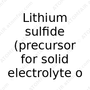 Lithium sulfide (precursor for solid electrolyte of lithium-ion battery and potential lithium-ion battery electrolyte material) (CAS: N/A)