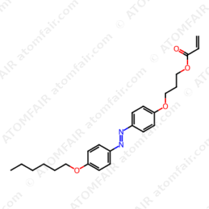 2-Propenoic acid, 3-[4-[(1E)-2-[4-(hexyloxy)phenyl]diazenyl]phenoxy]propyl ester (CAS: 210281-65-5)