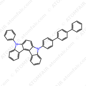 Indolo[2,3-c]carbazole, 5,8-dihydro-5-phenyl-8-[1,1′:4′,1′′-terphenyl]-4-yl (CAS: 2071628-62-9)