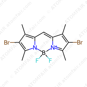 2,8-Dibromo-5,5-difluoro-1,3,7,9-tetramethyl-5H-dipyrrolo[1,2-c:2',1'-f][1,3,2]diazaborinin-4-ium-5-uide (CAS: 126250-60-0)