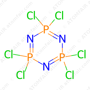 Hexachlorocyclotriphosphatriazene Phosphonitrilic chloride trimer, HCCP, PNCl<sub>2</sub><sub>3</sub> (CAS: 940-71-6)