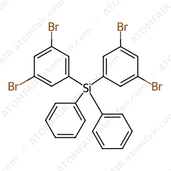 bis(3,5-dibromophenyl)diphenylsilane (CAS: 438546-40-8)