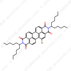 5-bromo-2,9-bis(1-pentylhexyl)-anthra[2,1,9-def:6,5,10-d'e'f']diisoquinoline-1,3,8,10(2H,9H)-tetrone (CAS: 1309387-42-5)
