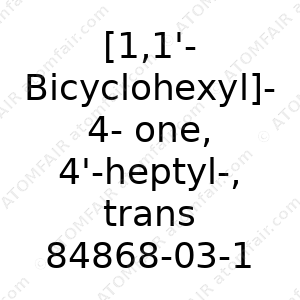 [1,1'-Bicyclohexyl]-4-one, 4'-heptyl-, trans (CAS: 84868-03-1)