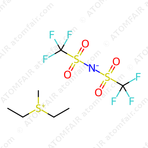 DIETHYLMETHYLSULFONIUM BIS(TRIFLUOROMETHYLSULFONYL)IMIDE (CAS: 792188-85-3)