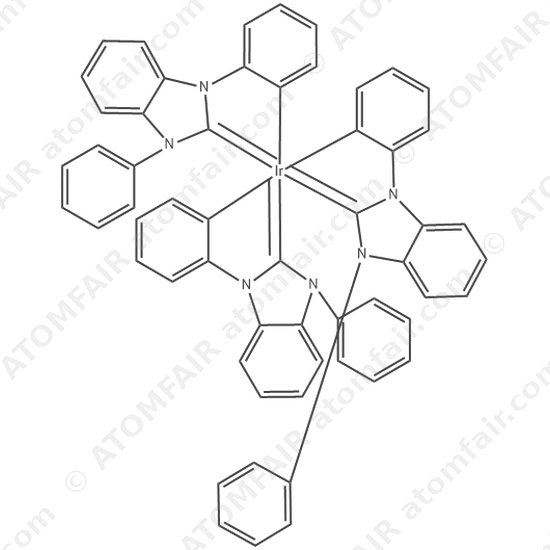 fac-Tris(1,3-diphenyl-benzimidazolin-2-ylidene-C,C2' ) iridium(III) (CAS: 888725-36-8)