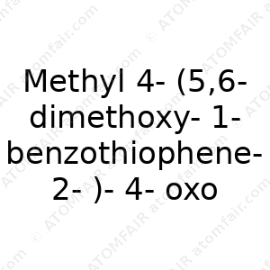 Methyl 4-(5,6-dimethoxy-1-benzothiophene-2-)-4-oxobutanoate (CAS: N/A)