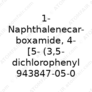 1-Naphthalenecarboxamide, 4-[5-(3,5-dichlorophenyl)-4,5-dihydro-5-(trifluoromethyl)-3-isoxazolyl]-N-[2-oxo-2-[(2,2,2-trifluoroethyl)amino]ethyl] (CAS: 943847-05-0)