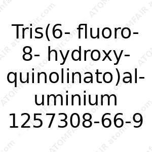 Tris(6-fluoro-8-hydroxy-quinolinato)aluminium (CAS: 1257308-66-9)