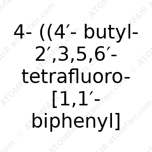 4-((4′-butyl-2′,3,5,6′-tetrafluoro-[1,1′-biphenyl]-4-yl)difluoromethoxy)-2,6-difluorobenzonitrile (CAS: N/A)