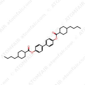 (trans,trans)-4-Butylcyclohexanecarboxylic acid [1,1'-biphenyl]-4,4'-diyl ester (CAS: 398138-22-2)