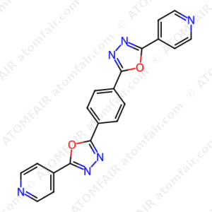 Pyridine, 4,4'-[1,4-phenylenebis(1,3,4-oxadiazole-5,2-diyl)]bis (CAS: 61843-05-8)