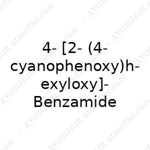 4-[2-(4-cyanophenoxy)hexyloxy]-Benzamide (CAS: N/A)