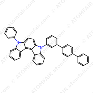 5,8-Dihydro-5-phenyl-8-[1,1′:4′,1′′-terphenyl]-3-ylindolo[2,3-c]carbazole (CAS: 2071629-01-9)