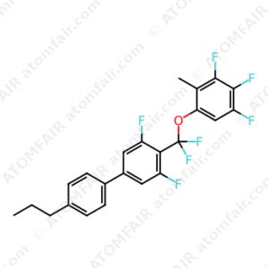 1,1'-Biphenyl, 4-[difluoro(3,4,5-trifluoro-2-methylphenoxy)methyl]-3,5-difluoro-4'-propyl (CAS: 1690317-23-7)