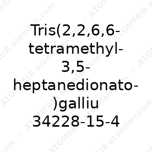 Tris(2,2,6,6-tetramethyl-3,5-heptanedionato)gallium(III), 99% (99.999%-Ga) [Ga(TMHD)3] PURATREM (CAS: 34228-15-4)
