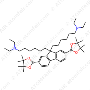 6,6'-(2,7-Bis(4,4,5,5-tetramethyl-1,3,2-dioxaborolan-2-yl)-9H-fluorene-9,9-diyl)bis(N,N-diethylhexan-1-amine) (CAS: 1305335-06-1)