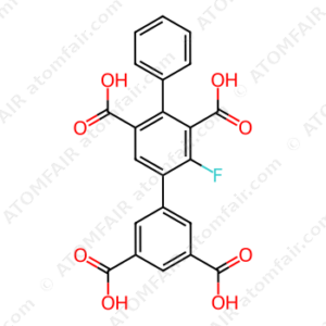 3'-Fluoro-[1,1':4',1''-terphenyl]-2',3'',5'',6'-tetracarboxylic acid (CAS: 2392973-69-0)