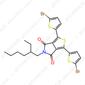4H-Thieno[3,4-c]pyrrole-4,6(5H)-dione, 1,3-bis(5-bromo-2-thienyl)-5-(2-ethylhexyl) (CAS: 1286745-60-5)