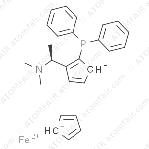 (R)-N,N-DIMETHYL-1-[(S)-2-(DIPHENYLPHOSPHINO)FERROCENYL]ETHYLAMINE (CAS: 55700-44-2)