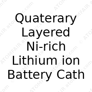 Quaterary Layered Ni-rich Lithium ion Battery Cathode Material NCMA (CAS: N/A)