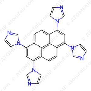 1,3,6,8-tetra(1H-imidazol-1-yl)pyrene (CAS: 2247718-42-7)
