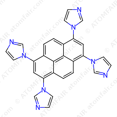 1,3,6,8-tetra(1H-imidazol-1-yl)pyrene (CAS: 2247718-42-7)