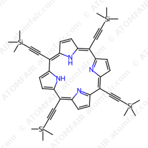 5,10,15,20-Tetra(trimethylsilylethynyl)porphyrin (CAS: 140702-08-5)