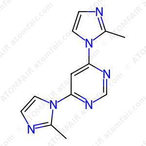 4,6-Bis(2-methyl-1H-imidazol-1-yl)pyrimidine (CAS: 2101865-06-7)