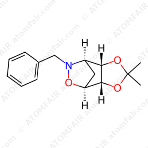4,7-Methano-4H-1,3-dioxolo[4,5-d][1,2]oxazine, tetrahydro-2,2-dimethyl-6-(phenylmethyl)-, (3aS,4S,7R,7aS) (CAS: 155855-51-9)