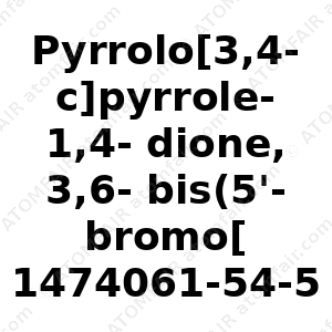 Pyrrolo[3,4-c]pyrrole-1,4-dione, 3,6-bis(5'-bromo[2,2'-bithiophen]-5-yl)-2,5-dihydro-2,5-bis(2-octyldodecyl) (CAS: 1474061-54-5)