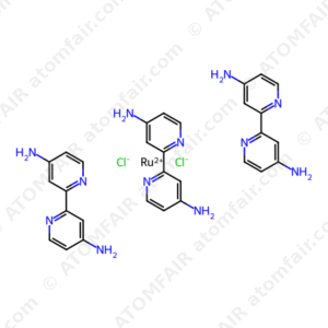 Ruthenium(2+), tris([2,2'-bipyridine]-4,4'-diamine-κN1,κN1')-, chloride (1:2), (OC-6-11) (CAS: 146082-65-7)