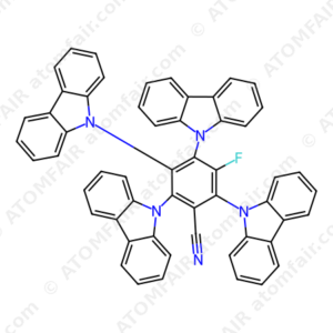 2,3,4,6-Tetra(9H-carbazol-9-yl)-5-fluorobenzonitrile (CAS: 1819362-10-1)