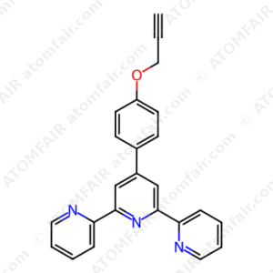 4'-(4-(Prop-2-yn-1-yloxy)phenyl)-2,2':6',2''-terpyridine (CAS: 1628933-55-0)