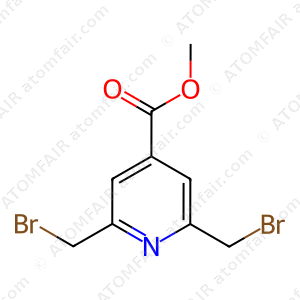 4-Pyridinecarboxylic acid, 2,6-bis(bromomethyl)-, methyl ester (CAS: 381224-18-6)