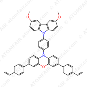 10-[4-(3,6-Dimethoxy-9H-carbazol-9-yl)phenyl]-3,7-bis(4-ethenylphenyl)-10H-phenoxazine (CAS: 2834093-04-6)