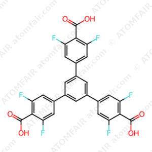 [1,1':3',1''-Terphenyl]-4,4''-dicarboxylic acid, 5'-(4-carboxy-3,5-difluorophenyl)-3,3'',5,5''-tetrafluoro (CAS: 1660960-33-7)