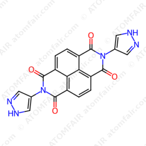 Benzo[lmn][3,8]phenanthroline-1,3,6,8(2H,7H)-tetrone, 2,7-di-1H-pyrazol-4-yl (CAS: 1609036-16-9)