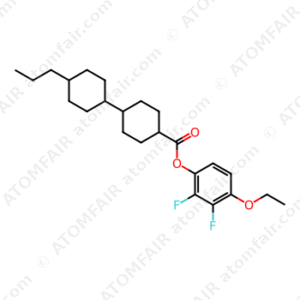 [1,1'-Bicyclohexyl]-4-carboxylic acid, 4'-propyl-, 4-ethoxy-2,3-difluorophenyl ester, (trans,trans) (CAS: 123560-53-2)