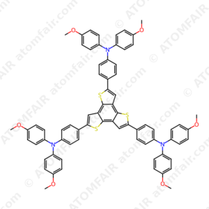 2,5,8-Tris(4-(bis(4-methoxyphenyl)amino)phenyl) benzotrithiophene (CAS: 1908506-93-3)