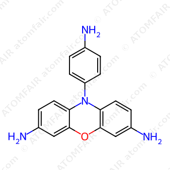 10H-Phenoxazine-3,7-diamine, 10-(4-aminophenyl) (CAS: 98155-57-8)