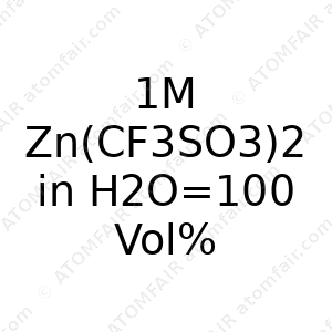 1M Zn(CF3SO3)2 in H2O=100 Vol% (CAS: N/A)