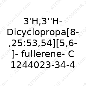 3'H,3''H-Dicyclopropa[8,25:53,54][5,6]-fullerene-C70-D5h(6)- 3',3''-dibutanoic acid,3',3''-diphenyl-,3',3''-dimethyl ester (CAS: 1244023-34-4)